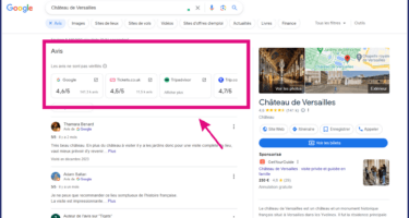 nouveaux avis google