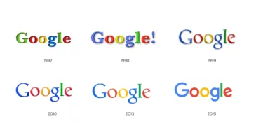 Évolution logo Google