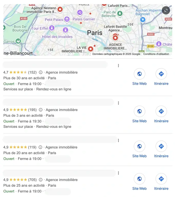 agence de référencement naturel et google my business