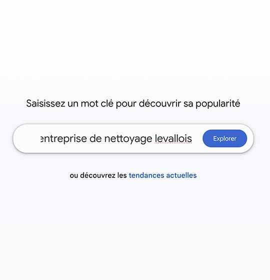 tendance de recherche pour un mot-clé à Levallois