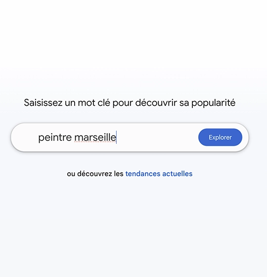 tendance recherche mot-clé Marseille